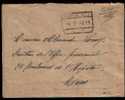Brief Met Spoorwegstempel REBAIX Op 9/1/1919, Zonder Stempel PAYE !!!! - Foruna (1919)