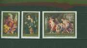 L0063 Rubens Anges Musiciens Cecrops Liechtenstein 1976 Neuf ** 596 à 598 - Paintings