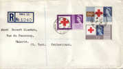 GRAN BRETAGNA - Red Cross Centenary Congress - Registered For Svizzera 15/8/1963 - 1952-1971 Em. Prédécimales