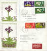 GRAN BRETAGNA - Special Delivery  2 FDC Tenth International Botanical Congress. Edinburgh1964 - 1952-1971 Em. Prédécimales