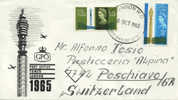 GRAN BRETAGNA - FDC Fo Svizzera - Opening Of Post Office Tower - 8/10/1965 - 1952-1971 Dezimalausgaben (Vorläufer)