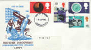 GRAN BRETAGNA - FDC Viaggiata - British Discovery And Invention - 19/9/1967 - 1952-71 Ediciones Pre-Decimales
