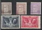 Belgie OCB 240 / 244 (*) - Unused Stamps