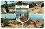 {26647} 80 Somme Quend Plage Les Pins , Multivues . Golf Miniature Tentes Cabines De Plage Dunes, Animée - Quend