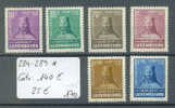 LUXEMBOURG  No Michel 284-289 * ( Avec Charnière )    Cote: 140 € - Unused Stamps