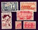 Tunisie 6 Valeurs : 244 + 249 + 269 / 72 Neuves Sans Trace - Unused Stamps