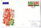 GOOD CHINA A5 Postal Cover To ESTONIA 2006 With Original Stamp - Lettres & Documents