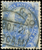 Pays : 230,3 (Inde Anglaise : Empire)  Yvert Et Tellier N° :   84 (o) - 1911-35 Koning George V