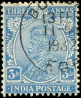 Pays : 230,3 (Inde Anglaise : Empire)  Yvert Et Tellier N° :  117 (o) - 1911-35 King George V