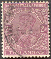 Pays : 230,3 (Inde Anglaise : Empire)  Yvert Et Tellier N° :  111 (o) - 1911-35  George V