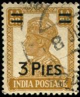 Pays : 230,3 (Inde Anglaise : Empire)  Yvert Et Tellier N° :  178 (o) - 1936-47  George VI