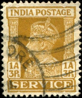 Pays : 230,3 (Inde Anglaise : Empire)  Yvert Et Tellier N° : S 110 (o) - 1936-47 Koning George VI