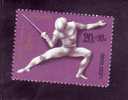 URSS  N°  4399  * *  JO 1980  Escrime - Fencing