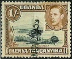 UGANDA-KENYA-TANGANYIKA..1938..Michel # 66 A..used. - Kenya, Ouganda & Tanganyika