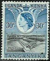 UGANDA-KENYA-TANGANYIKA..1954..Michel # 91..used. - Kenya, Ouganda & Tanganyika