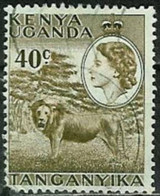 UGANDA-KENYA-TANGANYIKA..1954..Michel # 97..used. - Kenya, Uganda & Tanganyika