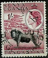 UGANDA-KENYA-TANGANYIKA.. 1954..Michel # 100..used. - Kenya, Ouganda & Tanganyika