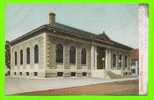 LEWISTON, ME - PUBLIC LIBRARY  - UNDIVIDED BACK - CARD TRAVEL - HUGH C. LEIGHTON CO - - Lewiston