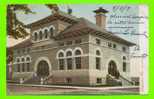 LEWISTON, ME - POST OFFICE - UNDIVIDED BACK- CARD TRAVEL IN 1907 - HUGH C. LEIGHTON CO - - Lewiston