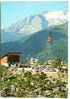 Dolomiten. Falzaregopass. Seilbahn - CAk - (d 897) - Funicular Railway