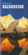 AKKZ Kazakhstan 24 Postcards In Folder: Nursultan Peak - Lake Zaysan - Sharyn Canyon - Bektau-Ata Gorge - Kasachstan