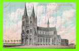 LEWISTON, ME - ST PETER´S & ST.PAUL´S CHURCH - CARD WRITTEN - 3/4 BACK - - Lewiston