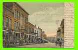 BATH, ME - FRONT STREET - ANIMATED - CARD TRAVEL IN 1907 - UNDIVIDED BACK - G.W. MORRIS - - Autres & Non Classés