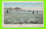 OLD ORCHARD, ME -SURF SCENE - ANIMATED - TRAVEL IN 1906 - UNDIVIDED BACK - - Altri & Non Classificati