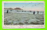OLD ORCHARD, ME -SURF SCENE - ANIMATED - TRAVEL IN 1906 - UNDIVIDED BACK - - Other & Unclassified