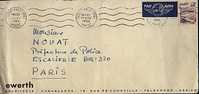 Lettre Ewerth Architecte Casablanca Maroc Tp Pointe Des Oudaia à Rabat CAD Du 31-12-1954 - Briefe U. Dokumente