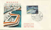 MONACO - FDC STADIO NAUTICO RANIERI III - 6/6/1962 - Natation