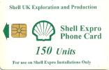 UK 150 U  SHELL OIL PLATFORM  ONLY USE  POSSIBLY MINT  CHIP READ DESCRIPTION !! - Piattaforme Petrolifere