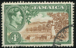 Pays : 252 (Jamaïque : Colonie Britannique)  Yvert Et Tellier N° :    129 (o) - Jamaica (...-1961)