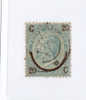 REGNO VITTORIO EMANUELE II - ANNO 1863- C.20 Su 15c. Celeste Ch. Cat.23  Sassone Usato - Afgestempeld