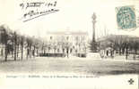 24 - DORDOGNE - RIBERAC - STATUE De La REPUBLIQUE Et PLACE De La GENDARMERIE - - Riberac