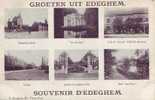 EDEGHEM = Souvenir De....  (bilingue) = 6 Mini Photo Sur 1 Cpa  (edit. Bongartz) - Edegem