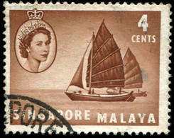 Pays : 441 (Singapour : Colonie Britannique)  Yvert Et Tellier N° : 30 (o) ; SG SG 40 - Singapore (...-1959)