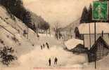 88 BUSSANG Frontière Sous La Neige, En Sortant Du Tunnel, Animée, Ed ? 5, 1913 - Col De Bussang