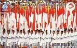 INDONESIE DEFILE MILITAIRE AVEC DRAPEAUX FLAGS INDONESIENS - Armée