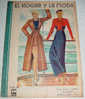 ANTIGUA REVISTA EL HOGAR Y LA MODA - 25 JULIO 1934 - MIDE 30 X 23 CMS. - MUCHISIMAS ILUSTRACIONES - 48 PAGINAS - ESTE NU - Patronen