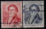 CZECHOSLOVAKIA   Scott   #  495-6  VF USED - Gebraucht