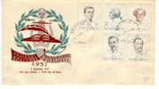 Jugoslavia - Busta FDC: Celebrità Diverse - 1957 - FDC