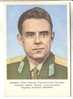 RARE USSR " SPACE " Thematic POSTCARD 1964 - Cosmonaut / Spaceman Vladimir KOMAROV ( Voshod ) - Ruimtevaart