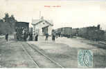 18 - CHER - GRACAY - GARE - LOCOMOTIVE - TRAIN - CHEMIN De FER - TRAMWAY De L´INDRE - RARE - Graçay