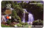 SLAPOVI UNE ( Bosnie - Old & Rare Card ) Waterfalls Chutes Falls Chute D`eau Waterfall Cataracte Fall Cascade - Bosnien