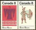 CANADA 1973 MNH Stamp(s) Algonkin Indians 545-546 #5623 - Neufs