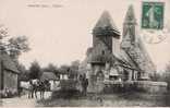 FROISSY OISE L'EGLISE (HOMME ET 2 CHEVAUX) - Froissy