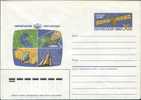 Mir Space Station - Russia 1987 Postal Stationery Cover WOS# 128 - Russia & USSR