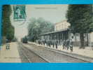 60)--liancourt--la Gare --tres Belle Carte---bon  Etat - Liancourt