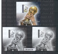 2006 - Coup Du Mond De Football - Germany - Bl Normal + Bl Souvenir Dent. Et Non Dent. BULGARIA / BULGARIE - Blocs-feuillets